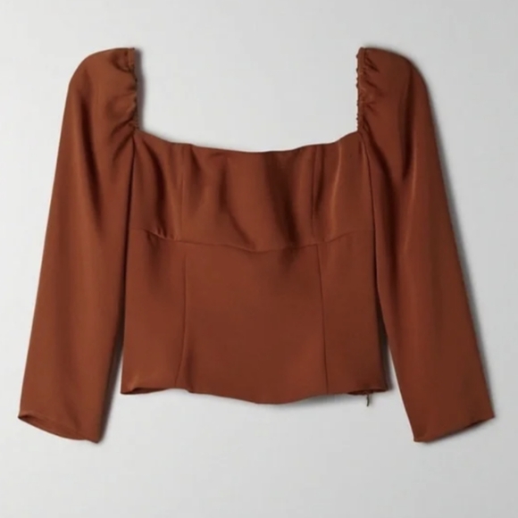 Wilfred Cabo Blouse in Brown - Picture 2 of 8